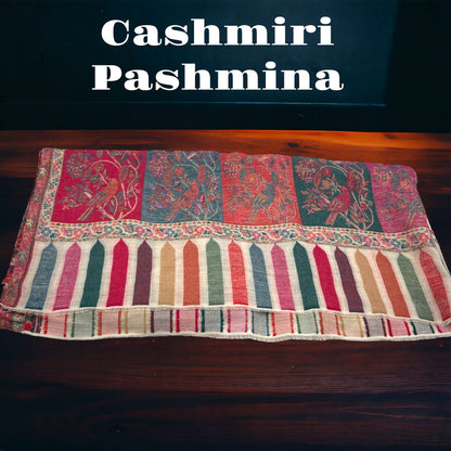 Handwoven Kani Pashmina Shawl: Exquisite Cashmere for Ladies