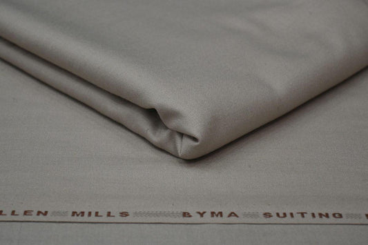 Silver Grey Melange Byma Suiting | Bannu Woollen Mills Pure Wool