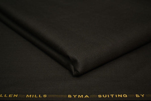 Coffee Brown Byma Suiting | Bannu Woollen Mills Pure Wool