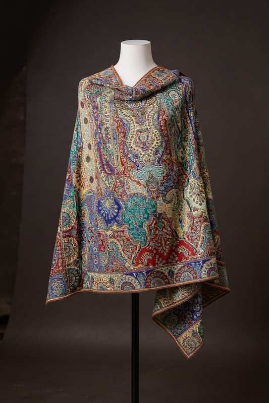 Premium Kani Pashmina Shawl Collection – 7 Handmade Kashmiri Shades | Kinocart Luxury Wraps