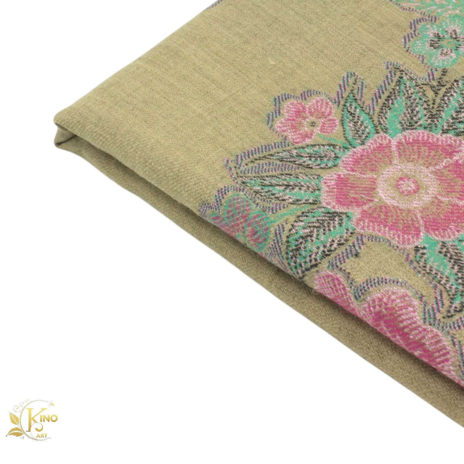 Folded image of pure indian kani Pashmina shawl