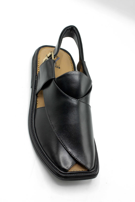 Men's  Black Charsada Suede Shoes: With 5 Years Guarantee