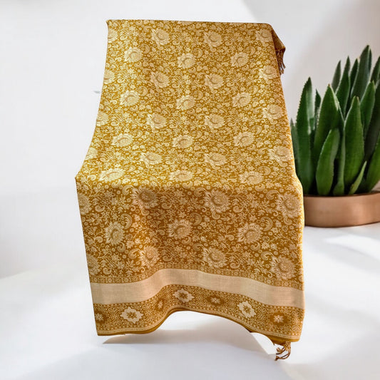 Classic  Mustard Pashmina Shawl