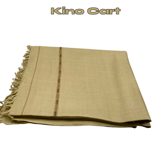 Mustard Pure Woolen Shawl