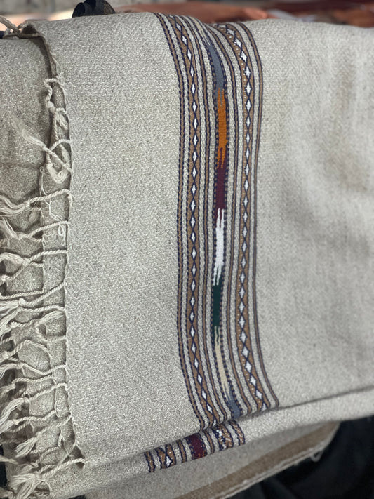Pure Wool Swati Salampur & Bannu Woolen Mil Shawl