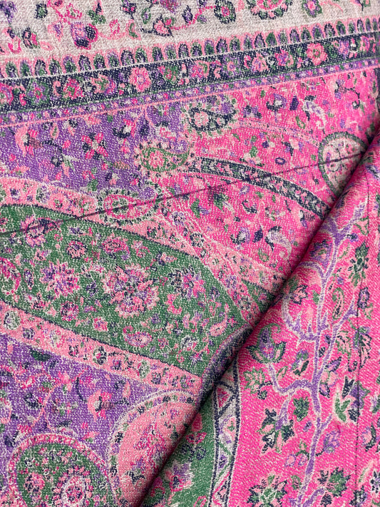 Pink Pashmina Shawl – Soft, Lightweight & Elegant Handmade Luxury