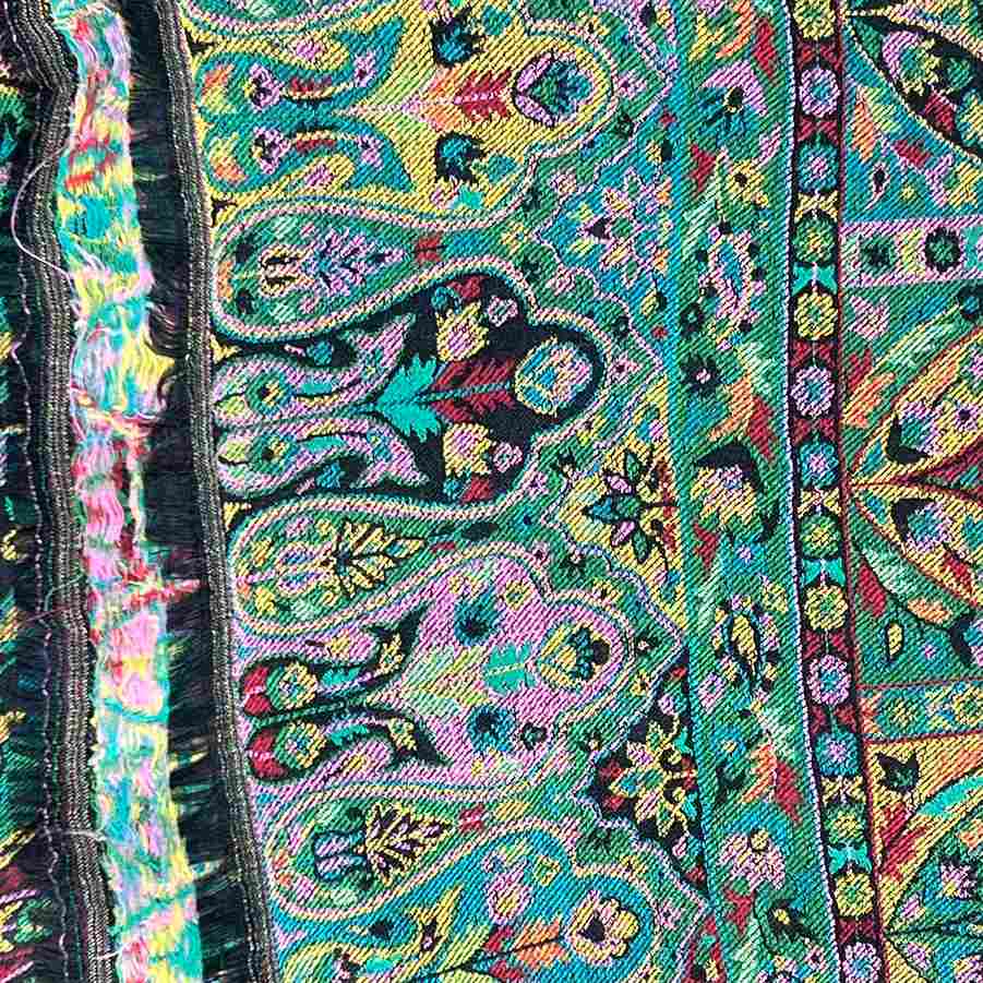 Emerald Green Kani Pashmina Shawl – Pure Pashmina  Shawl by Kinocart