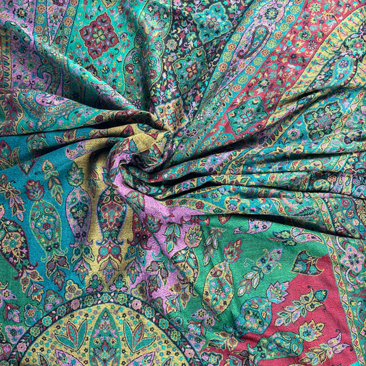 Emerald Green Kani Pashmina Shawl – Pure Pashmina  Shawl by Kinocart