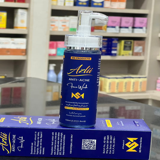 MS Azlii Anti-Acne Face Wash | For Oily & Acne-Prone Skin | US Formula | Dermatologist Approved | Dr. Kino & Dr. Musa