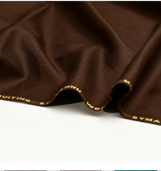 Brown Byma Bannu mill fabric Fabric | Pure Luxury Suiting Since 1953