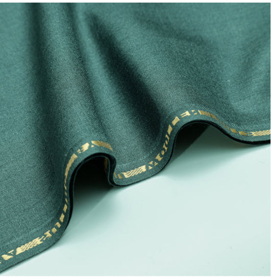 Bannu Byma Fabric | Slate Green Pure Wool Suiting