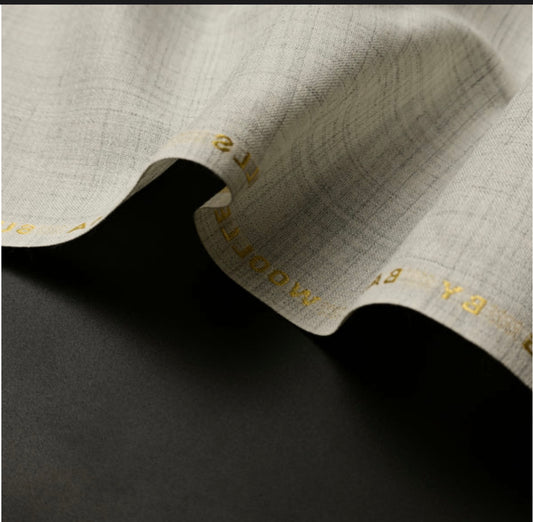 Bannu Byma Cream Pure Wool | Luxury Ivory Suiting Since 1953
