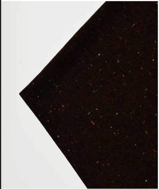 Coffee Brown Donegal Woollen Fabric – Premium Bannu Wool | Winter & Mid-Season Suiting