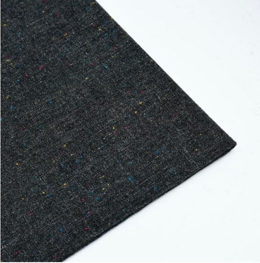 Black Bannu Woollen Cloth – Premium Winter Fabric for Gents Suiting