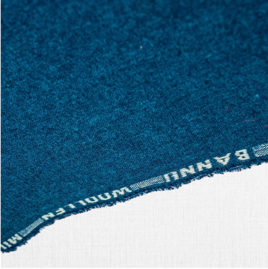 Kashmira Blue Woollen Fabric – Bannu Woollen Mills Luxury Winter Suiting