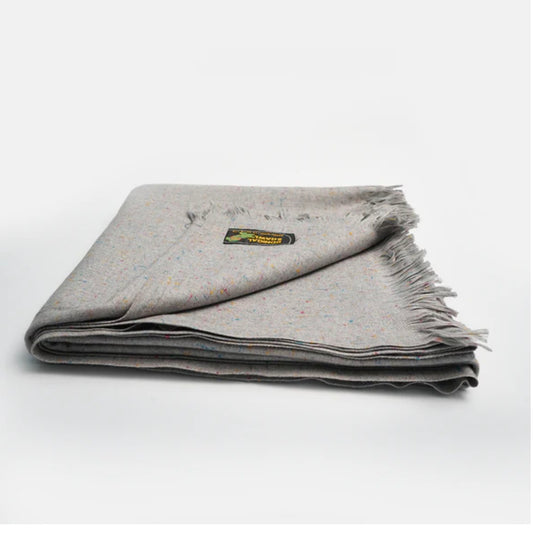 Kinocart Donigal Shawl for Men – Dotted Grey | Premium Winter Essential