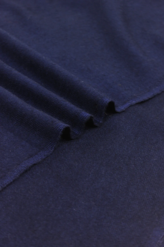Pure Navy Blue Woollen Shawl – Classic Winter Grace
