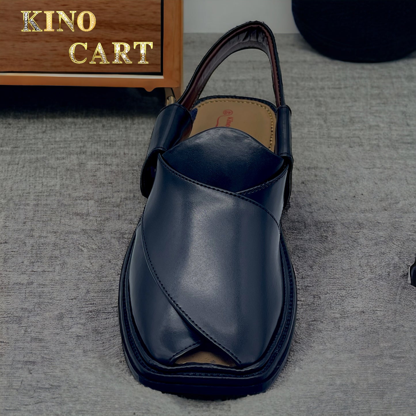 Men's  Black Charsada Suede Shoes: Sleek & Stylish
