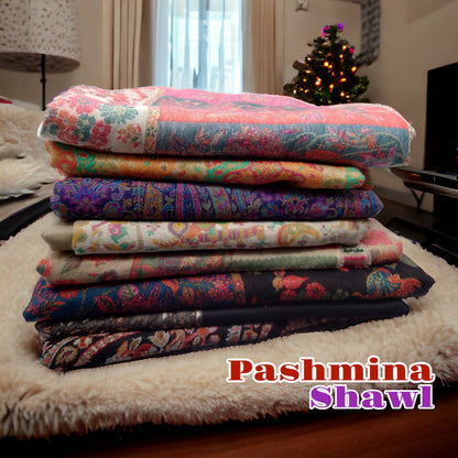 Handwoven Kani Pashmina Shawl: Exquisite Cashmere for Ladies