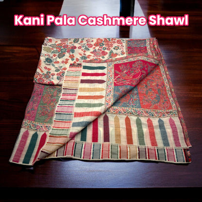 Handwoven Kani Pashmina Shawl: Exquisite Cashmere for Ladies