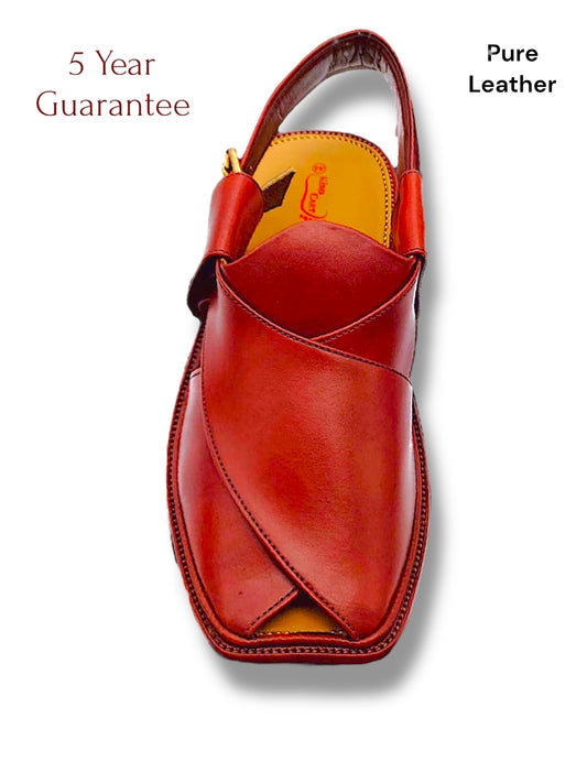 Charsada Mustard Smart Suede Shoes With 5 Years Guarantee