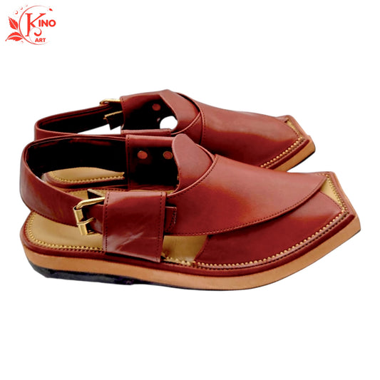 Brown Kaptaan Shoes: Traditional Pakistani Style With 5 year Guarantee