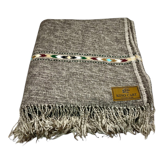 Gents Luxury Gray Woollen Shawl – Swati Wool Premium Fabric | 10% More Discount on Advance Payment