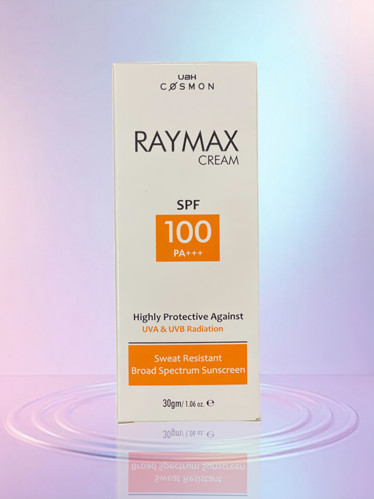🧴 Raymax Cream – SPF 100 | Broad Spectrum, Sweat-Resistant Sunscreen 🧴