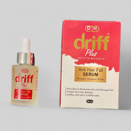 💧 Driff Plus – Anti Hair Fall Serum | Procapil, Anagain & Biotin Complex 💧