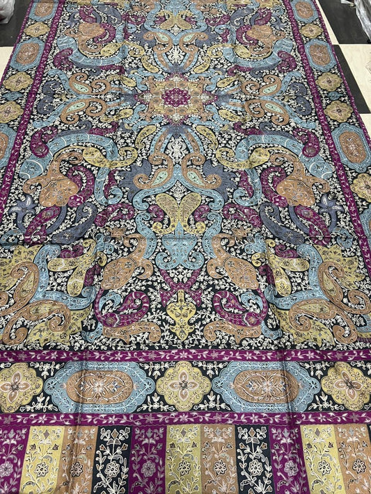 Imported Handmade Kalamkari Pashmina Shawl — Premium Collection | Kinocart